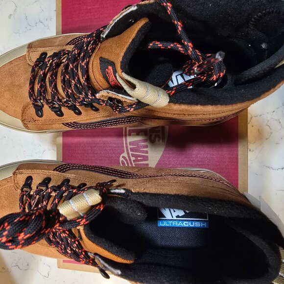 Brand New Vans Sk8 Hi MTE DR Waterproof Glazed Ginger MENS SIZE 10 NEW - Picture 6 of 8